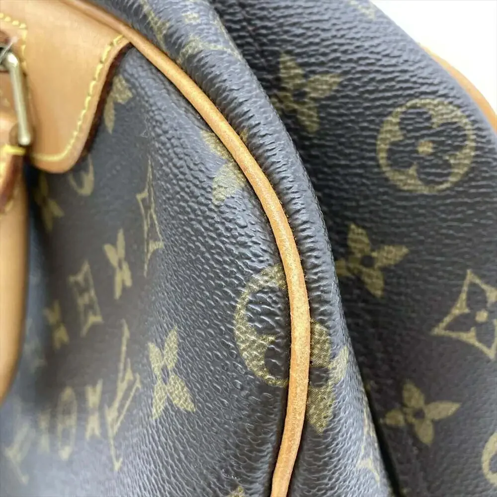 LOUIS VUITTON Brown Monogram Canvas Deauville Bag